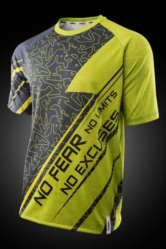 Koszulka damska rowerowa MTB No Fear krótki rękaw w ofercie 3biker.pl dla pasjonatów jazd terenowych
