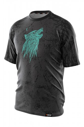 Koszulka jersey cotton touch męska - Wild Wolf