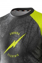 Koszulka rowerowa męska - Enduro Electric Forest