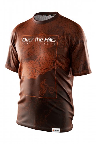 Koszulka rowerowa męska - Over the hills