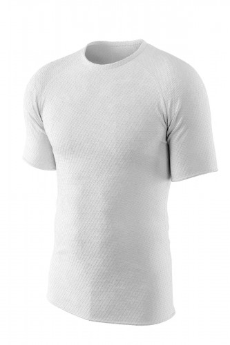 Koszulka termoaktywna base layer męska - white