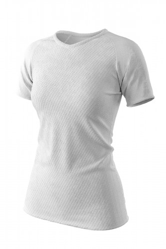 Koszulka termoaktywna base layer damska - white