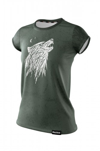 Koszulka sportowa damska - Wild Wolf