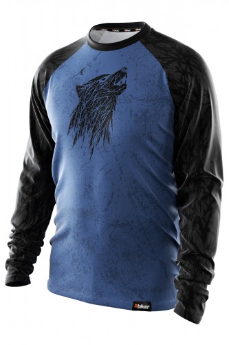 Koszulka jersey cotton touch męska - Wild Wolf