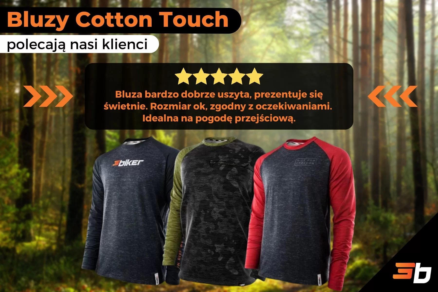 Odkryj nasze bluzy Cotton Touch!