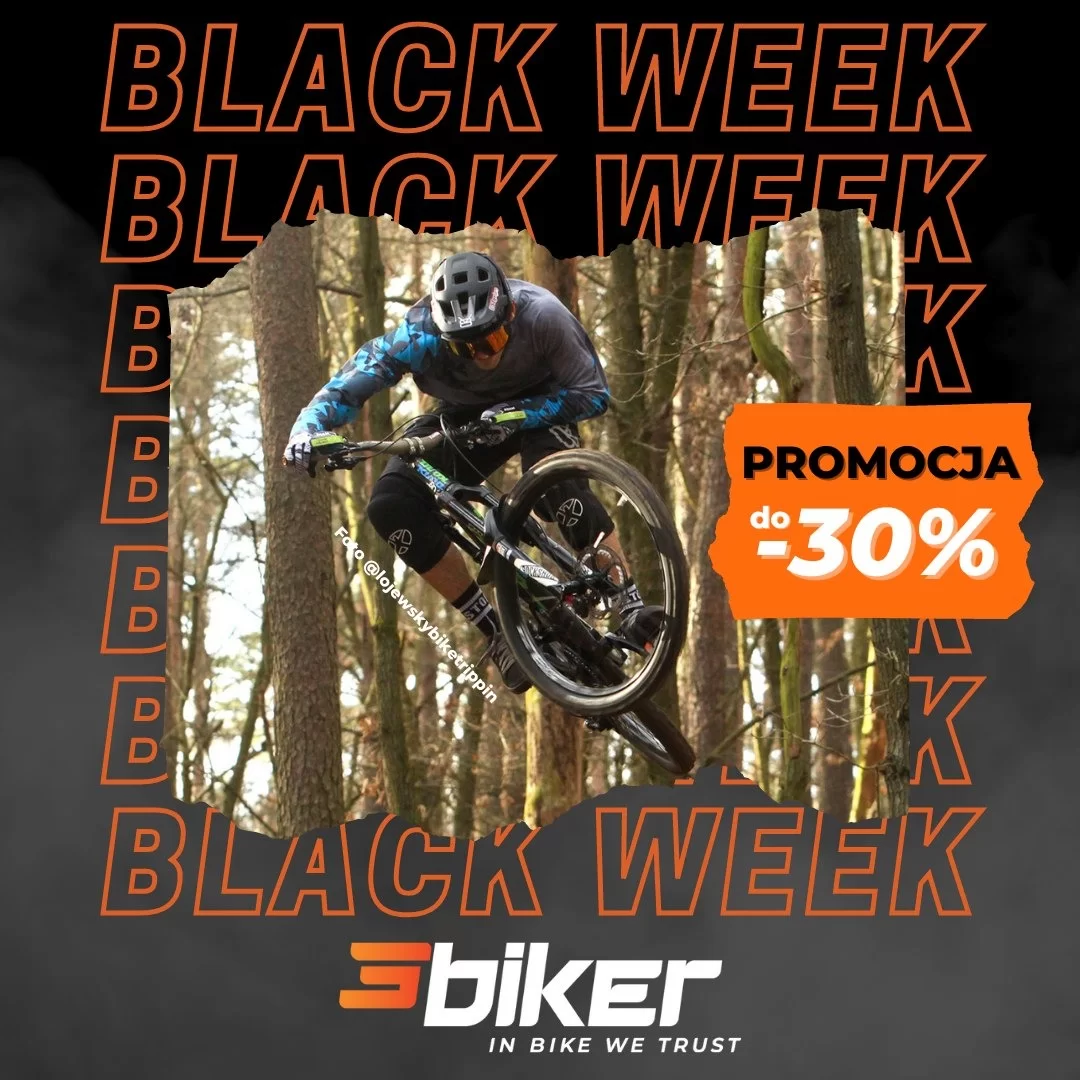 BLACK WEEK w 3biker! PROMOCJA Do -30%